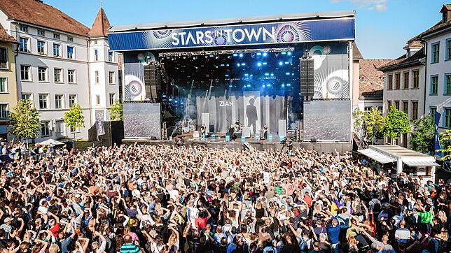 So kennen die Besucher das Festival Stars in Town in Schaffhausen. Rund 60.000 Besucher haben die Veranstalter 2023 gezählt. Ein paar ...