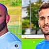 Die Gewinner: Klaus Gallmann (links) vom FC Erzingen und Musa Musliu vom Tabellenführer SV Herten haben die Ehre die &bdquo;Top-Elf der ...