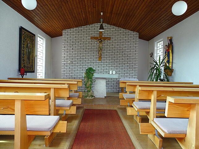 Die neue Kapelle in Mottschieß.