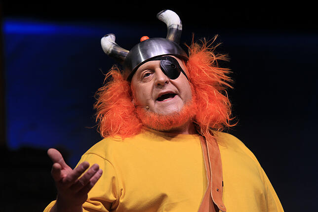 Im Stil von Asterix und Obelix hat die Seefunk-Gruppe ihr Kostüm angelehnt.