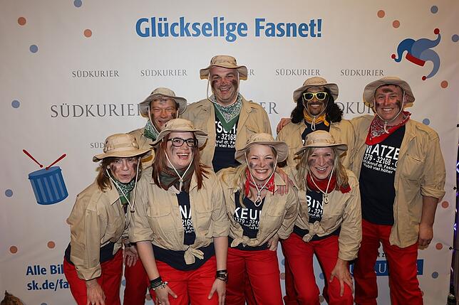 Bild 19: An der SÜDKURIER-Fotowand: Das sind die Gäste der Fernsehfasnacht (Teil 2)