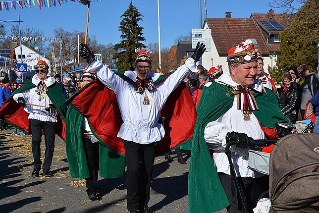 Bild 27: Bilder vom Narrentreffen der Urviecher-Zunft Bad Dürrheim: Großer Festumzug (1)