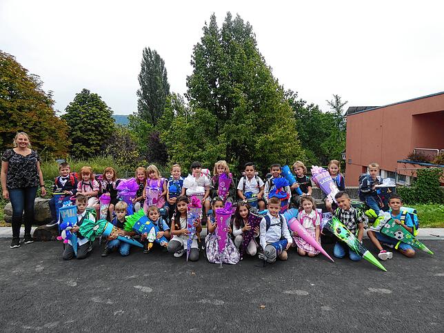 23 Kinder sind in die Klasse 1a der Grundschule der Gemeinschaftsschule in Albbruck eingeschult worden. Klassenlehrerin ist Manuela Lorenz.