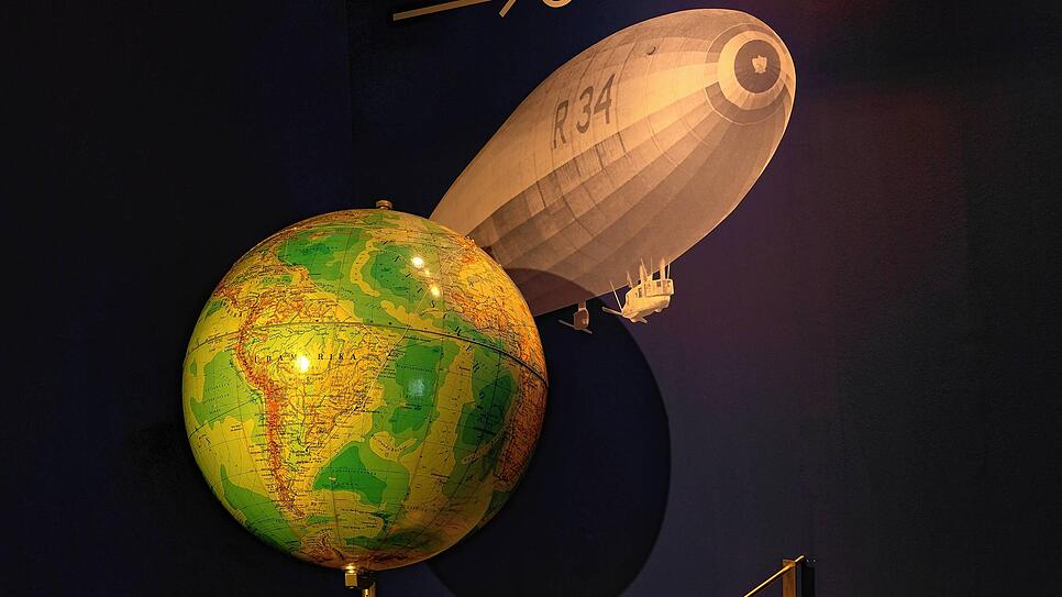 Die Ausstellung „Die Vernetzung der Welt“ erzählt die Geschichte der Luftfahrt über den Atlantik.