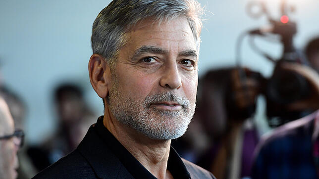 US-Schauspieler George Clooney weiß: Der Bart steht ihm gut.