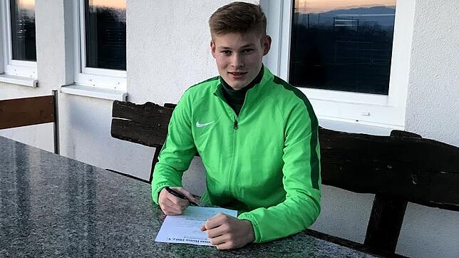 Rückkehr: Joshua Kopp vom Verbandsligisten FV Lörrach-Brombach begann einst beim SV Herten mit Fußball. Nun kehrt er als Aktiver zurück ...