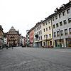 Die Konstanzer Marktstätte im März 2020. Während des ersten Lockdowns sah man nur vereinzelt Menschen in der Innenstadt. (Archivbild)