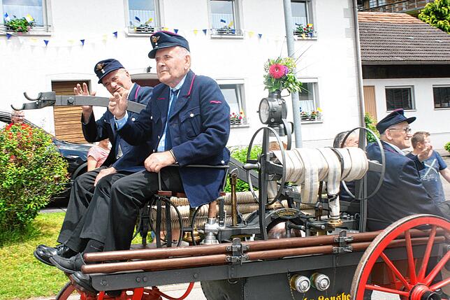 Bild 42: Bilder vom Bezirksmusikfest mit Umzug in Lausheim
