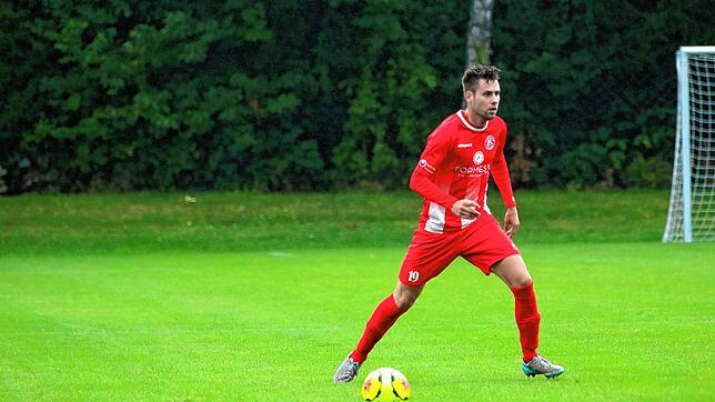 Marco Kopp traf zum 2:2 für den FC Löffingen, der die Punkte mit Hinterzarten teilen musste.