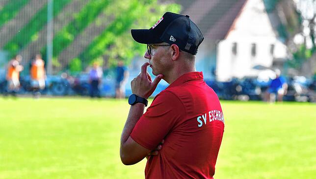 Neue Aufgabe: Der neue Trainer Alaa Eldin Atalla führte den SV Eschbach beim Waldhaus-Cup ins Finale.