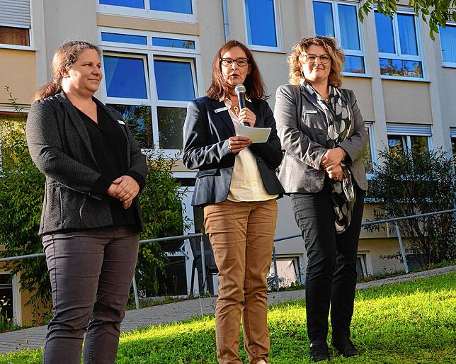 Petra Mecking, Gabi Knöpfle und Melanie Haugg (von links) wechseln sich in Markdorf mit der Beratung ab.