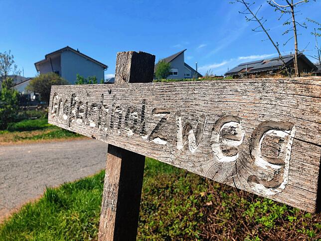Bild 10: Wandern vor der Haustür (Teil 3): Zu den Toblerone-Häusern und zum Froschteich auf dem Waldshuter Aarberg
