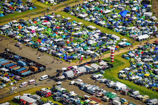 Bild 5: Beeindruckende Luftaufnahmen vom Southside-Festival 2025