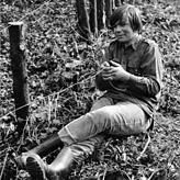Klaus Liebsch als Pfadfinder, vermutlich 1970 im Lager Doren. Bild: Album Liebsch