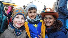 Bild : Jetzt geht&lsquo;s um die Wurst! Bilder vom Kaiserbrunnen am Rosenmontag