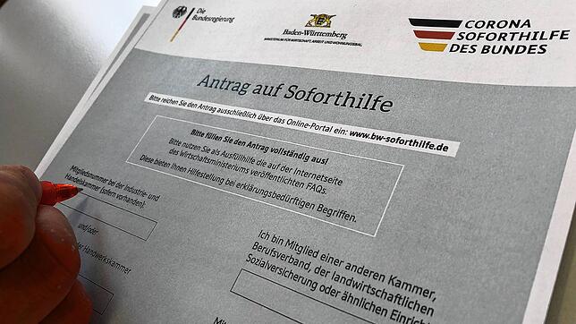 Das Formular, um einen Antrag auf Corona-Soforthilfe zu stellen, finden Unternehmer im Internet auf der Seite des Landes Baden-Württemberg.