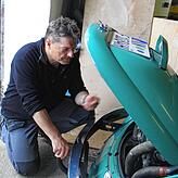 Das berühmteste Fahrzeuge mit Heckmotor ist der VW Käfer. Dieses Exemplar wurde in Mexiko produziert.