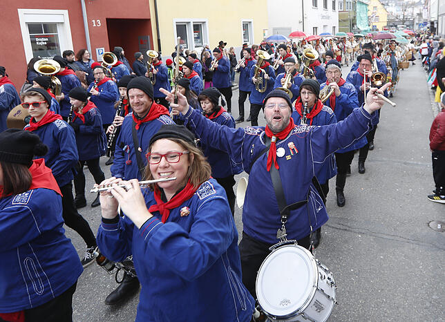 Bild 9: Bilder vom Fasnachtssonntag in Donaueschingen (Teil 1)
