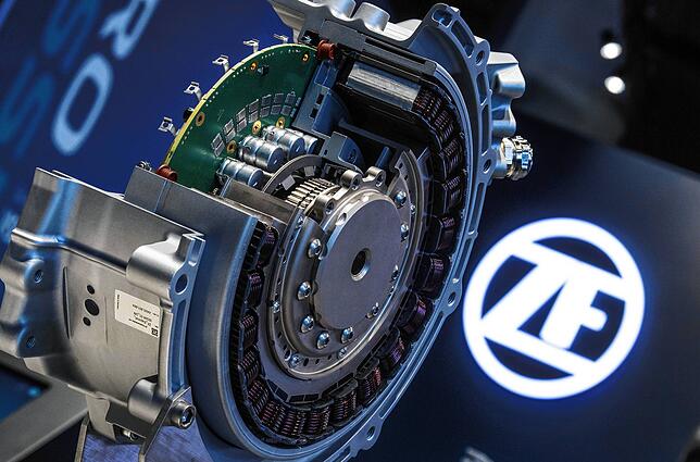 Zukunft Elektro-Antriebe? Im Bild eine E-Achse von ZF.