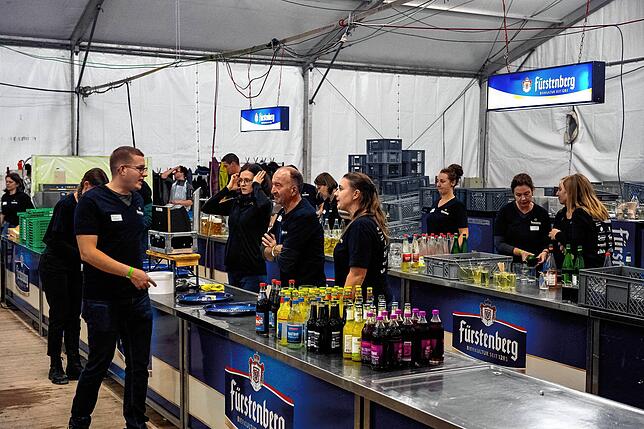 Bild 22: Kreiserntedankfest Brigachtal: Partyabend mit den Jungen Fidelen und Ob8Blech