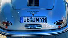 Ein Oldtimer mit einem Altkennzeichen. Er gehört Gemeinderat Ingo Wörner und ist einer von 625 Historienfahrzeugen mit der ÜB-Kennung.