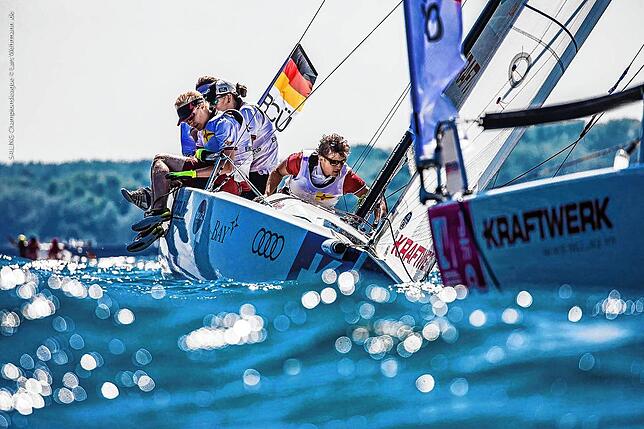 Das Team bei der Travemünder Woche.