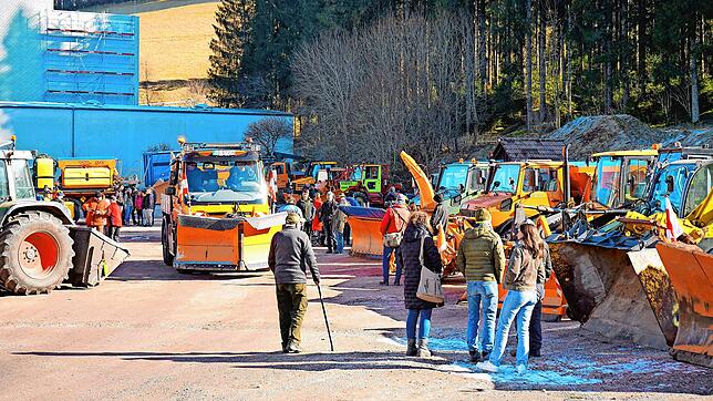 Winterdienst-Fahrzeuge in allen Variationen sind beim vierten Furtwanger Schneepflugtreffen anzutreffen.