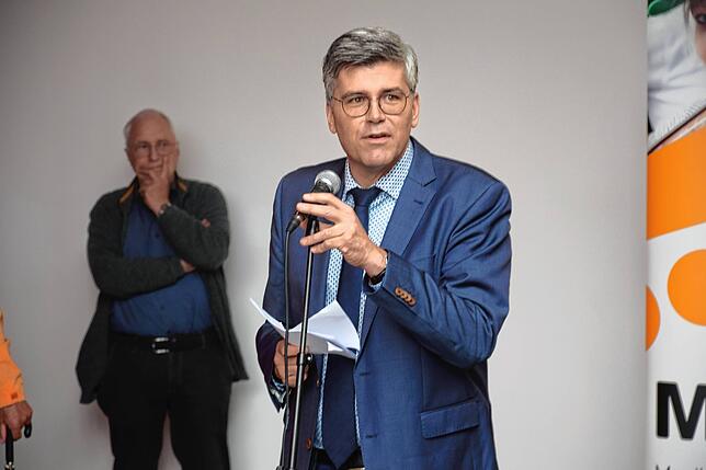Landrat Martin Kistler lobt das Konzept des Gesundheitscampus in Bad Säckingen.