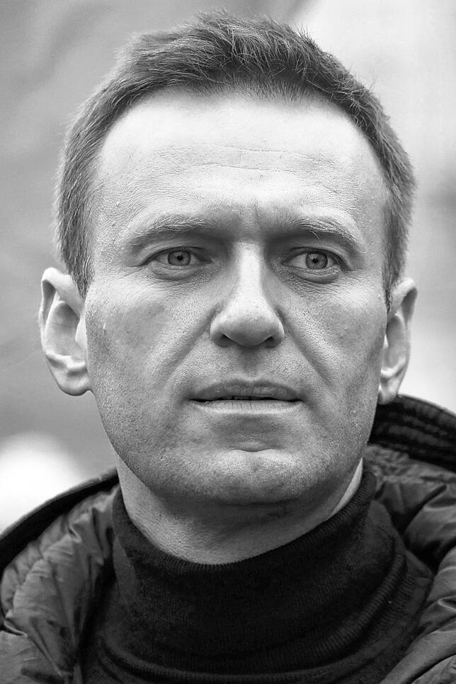 Alexej Nawalny, Oppositionsaktivist aus Russland, nimmt am 24.02.2019 an einem Marsch zum Gedenken an den getöteten Oppositionspolitiker ...