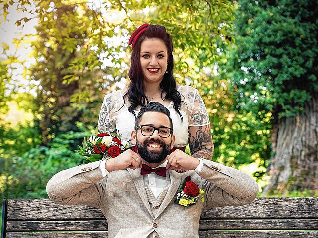 Jessica und Armin Gamper haben 2020 geheiratet. Sie haben über ein Online-Portal das gefunden, was sie schon immer gesucht haben: die ...
