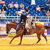 Vivien Leisner in Action: Die Allensbacherin war auf der Westernreiter-Messe sehr erfolgreich.