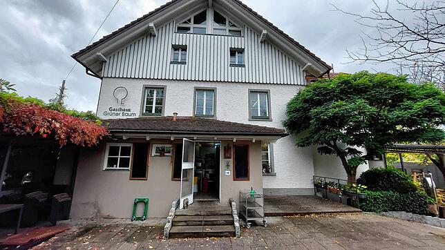 Der Grüne Baum in Moos.