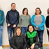 Sie wurden gewählt: Kevin Gourdon, Dirk Schmidt-Sinns, Martina Hege, Helena Fischer, Criska Abbrent (hinten, von links), Anita Moser, ...
