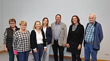 Die Vorstandschaft mit Einsatzleitung des Vereins „Nachbarschaftshilfe Vergiss mein nicht VS-Pfaffenweiler“ von links: Manuela ...