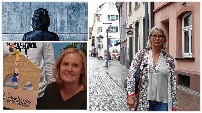 Petra Bender (rechts) engagiert sich seit vier Jahren als Patin für das Projekt Brückenbauer. Kerstin Lietzau begleitet das Programm als ...