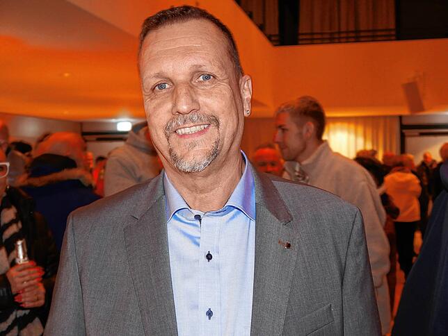 Für ihn gab es bei der Verkündung des Wahlergebnisses viel Lob: Kandidat Peter Brütsch.