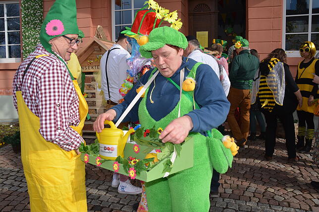Bild 27: Bilder vom Sturm auf das Rathaus und der Schlüsselübergabe in Bad Dürrheim
