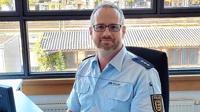 Alexander Stachel ist seit Juni 2023 der neue Polizeirevierleiter in Singen.