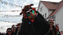 Bild : Blauer Himmel und bunte Narren: So schön war der Seenarrenumzug in Allensbach