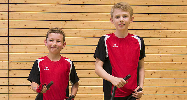 Meister: Jonathan Kranz (links) und Kimi Schrott vom RSV Wallbach wurden in Denkendorf baden-württembergische Meister der U13.