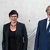Die neue Präsidentin der Konstanzer Hochschule Sabine Rein und Hochschulrats-Vorsitzender Stefan Keh.