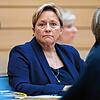 Kultusministerin und CDU-Spitzenkandidatin Susanne Eisenmann bei einer Sitzung im Landtag. Bild: dpa