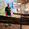 Museumsleiter Rüdiger Specht im Mittelalterraum der Dauerausstellung. Dieser wurde 2017 neu eingerichtet. Außerdem wurde im Jahr 2015 ...
