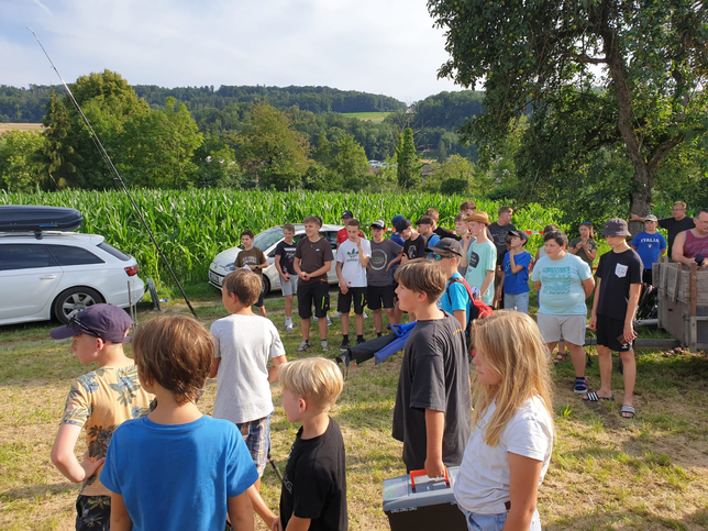 Rund 65 Nachwuchs-Angler aus sechs Vereinen waren beim Jugendlager des ASV Lauchringen vom 19. bis 21. Juli dabei.