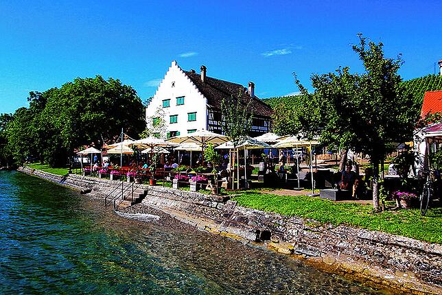 Das Restaurant Haltnau in Meersburg war im Sommer noch geöffnet.