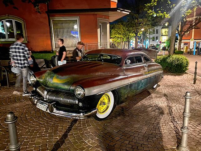 Über den Landkreis hinaus ist die Jamboree in der Rockabily-Szene bekannt. Dazu gehört natürlich auch ein Oldtimer.
