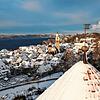 Der erste Schnee hat die Altstadt von Überlingen und die Menzingergärten überzuckert.