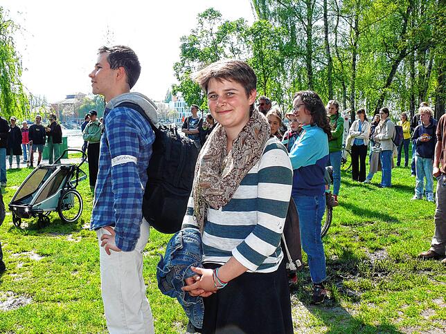 Lisa Kreitmeier, 24, hält die Protestmethoden der Letzten Generation für völlig legitim. Es liege an der Gesellschaft, die auf die ...