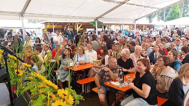 Echte Reichenau-Fans lassen sich nicht unterkriegen: Trotz teils schlechten Wetters kommen recht viele Besucher zum Reichenauer ...