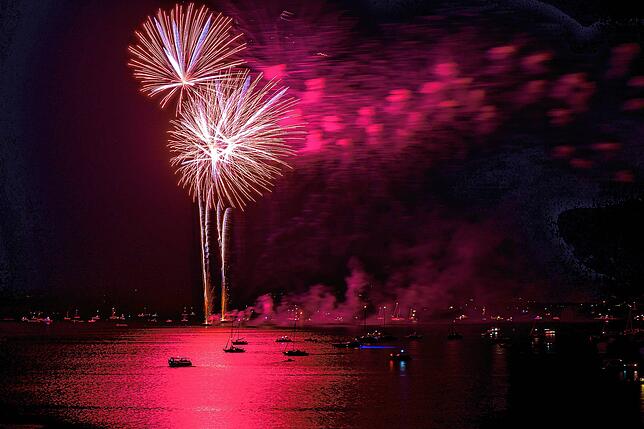 Bild 12: Bilder vom Seehasenfest-Feuerwerk 2022